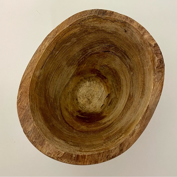 Handcrafted Decorative Wood Bowl - Picture 3 of 4